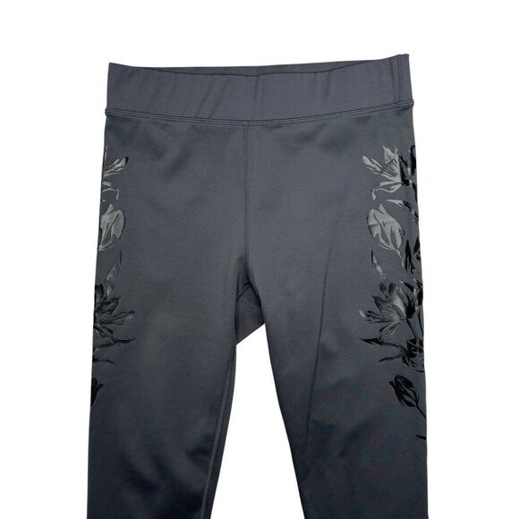 Fabletics Tights Women's Size Small Mid-Rise UltraCool Floral 7/8 Leggings - Picture 3 of 9